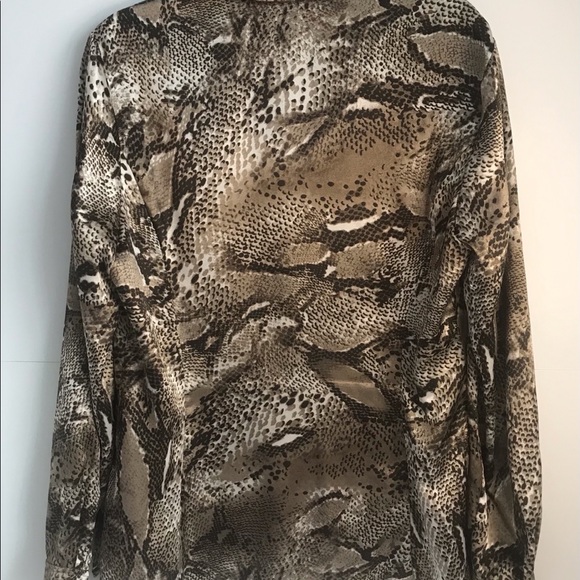 Jones New York Animal Print Blouse - Picture 5 of 6